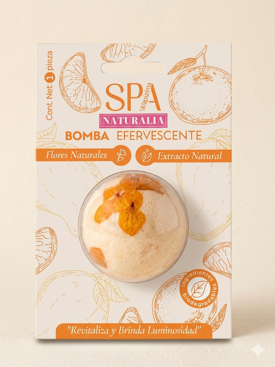 Bomba Efervescente Mandarina-Mango