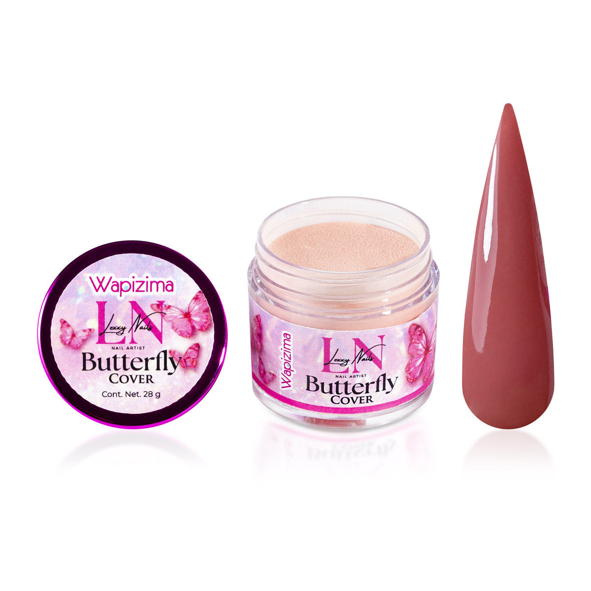Acrílico Lexxy Nails "Cover Butterfly" 1oz