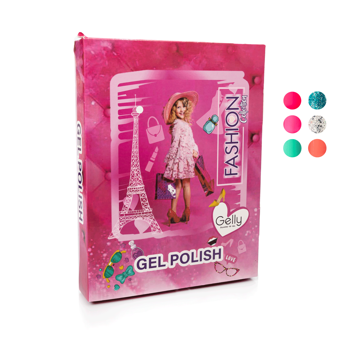 Gama de Gel "Fashion" Gelly 6pzas