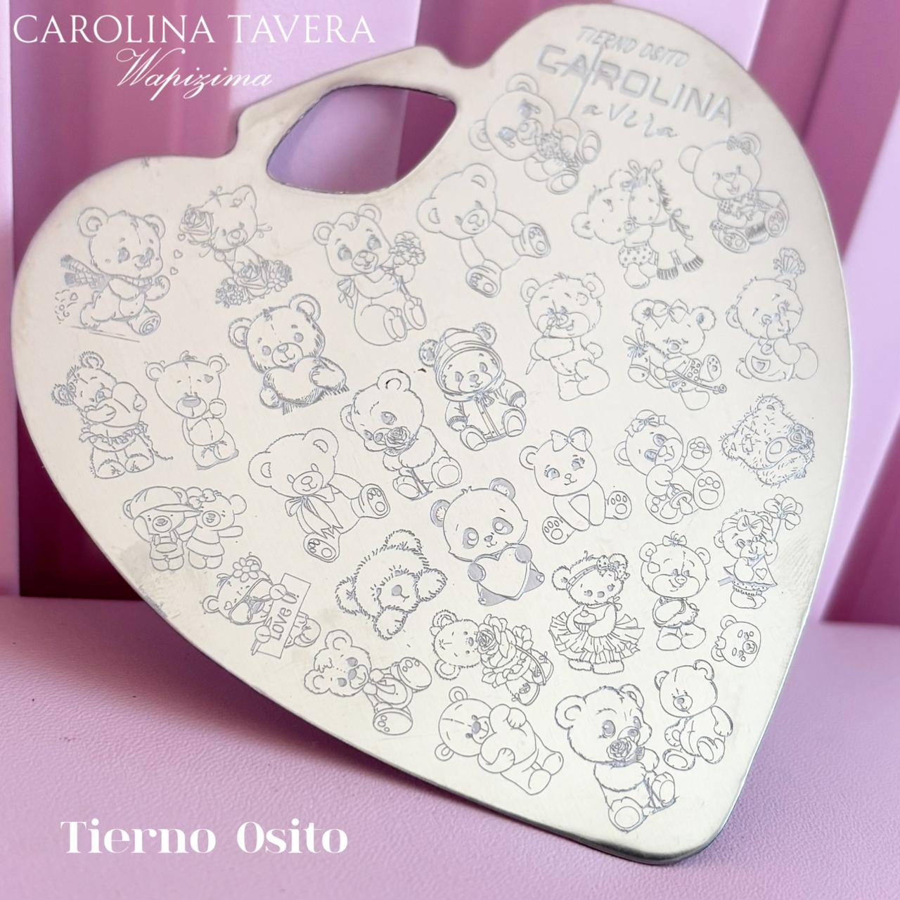 Placas  "Tierno Osito" Teddy