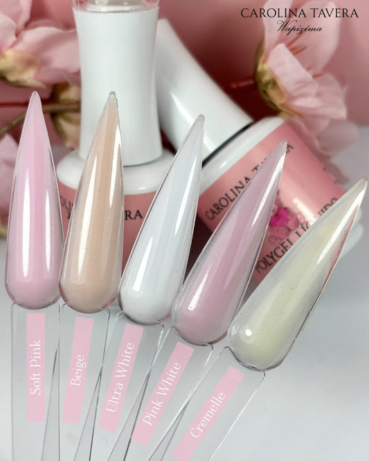 Polygel Líquido Pink White Teddy 15ml