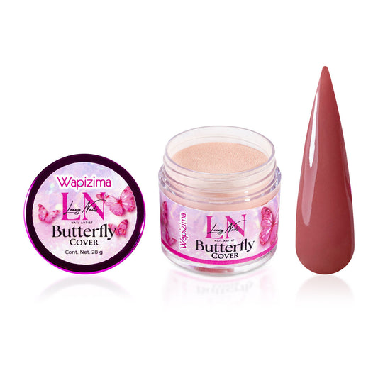 Acrílico 1oz Colaboración Lexxy Nails Cover Butterfly