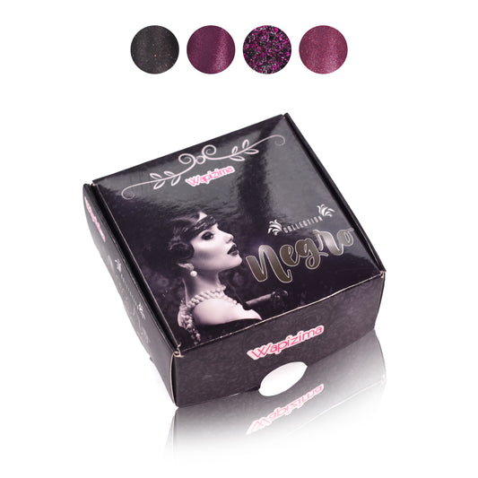 Colección Acrílica Negro 4pzas