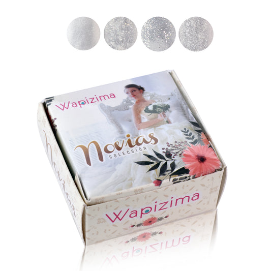 Colección Acrílica Novias 4pzas