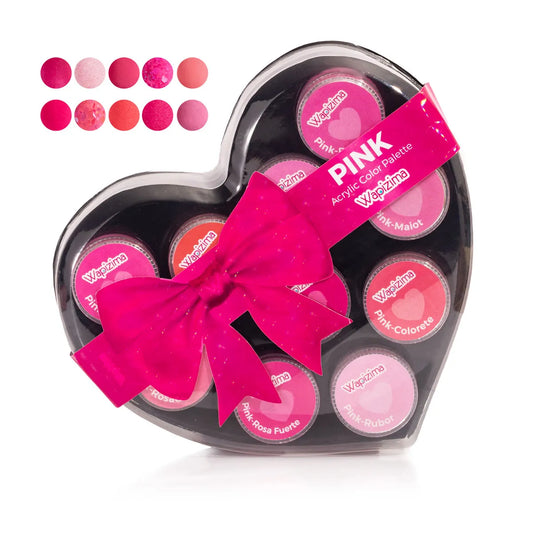 Estuche de Corazón "Pink" 10pzas