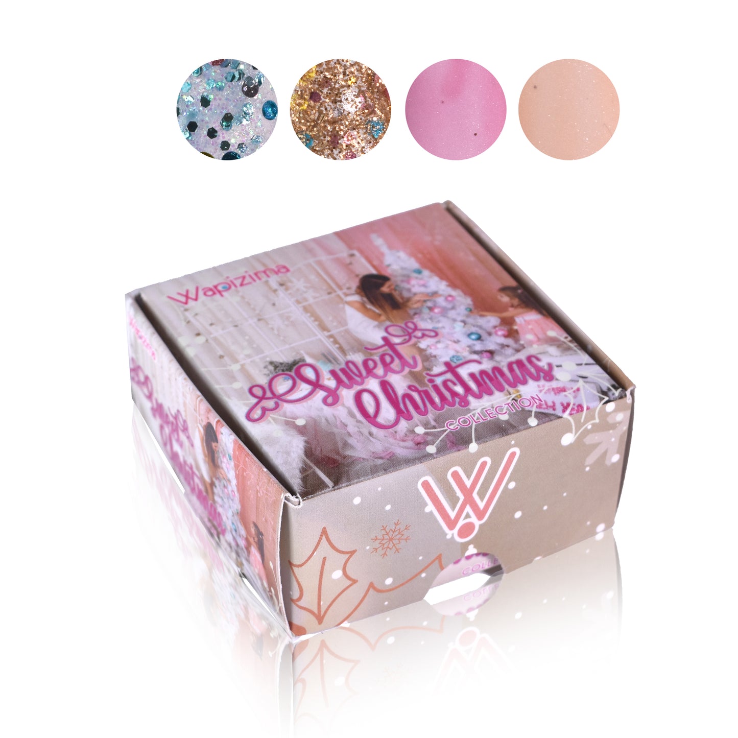 Colección Acrílica Sweet Christmas 4pzas