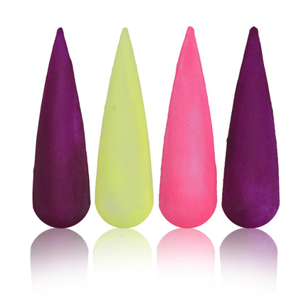 Colección Acrílica Sexy Glow 4pzas