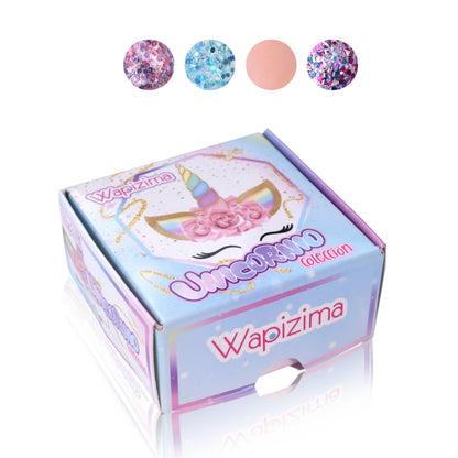 Colección Acrílica Unicornio 4pzas