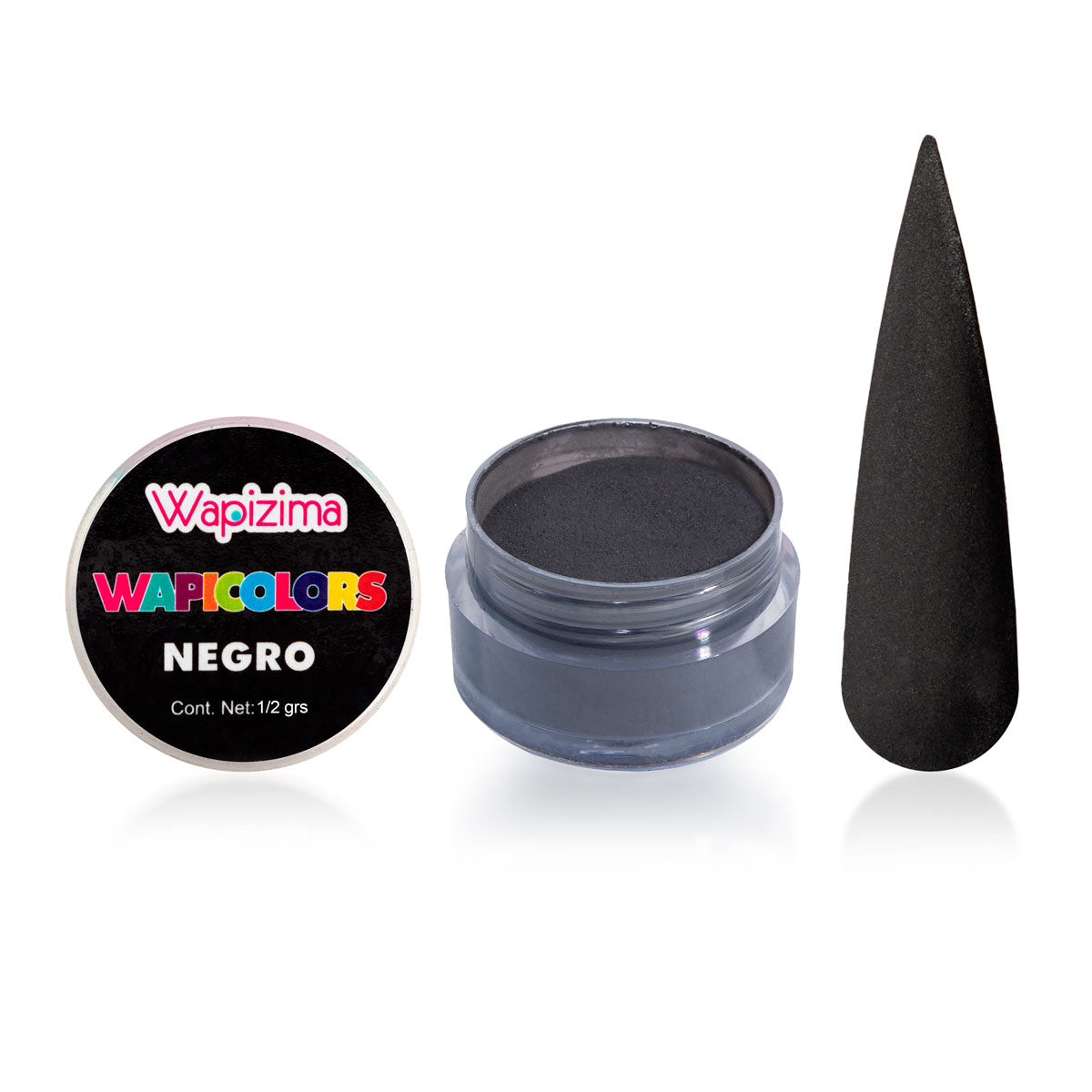 Wapicolor Negro 1/2 oz Acrílico